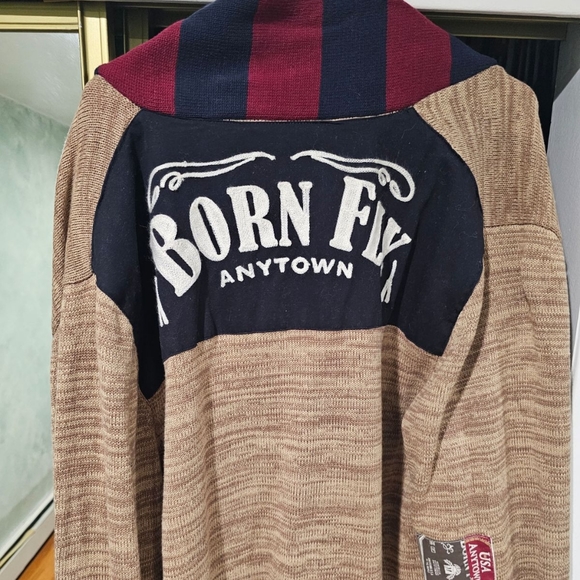 Mens Multicolored Cardigan - Picture 2 of 4